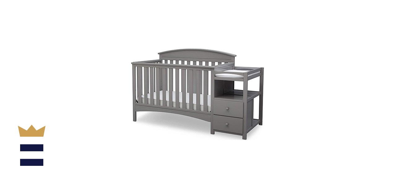 best crib with changing table