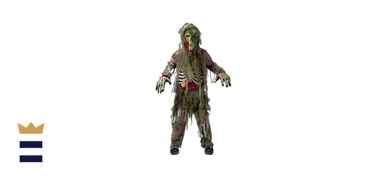 Spooktacular Creations Child Boy Blue Baseball Zombie Costume for Halloween Dress Up Parties, Zombie Theme Party Costumes