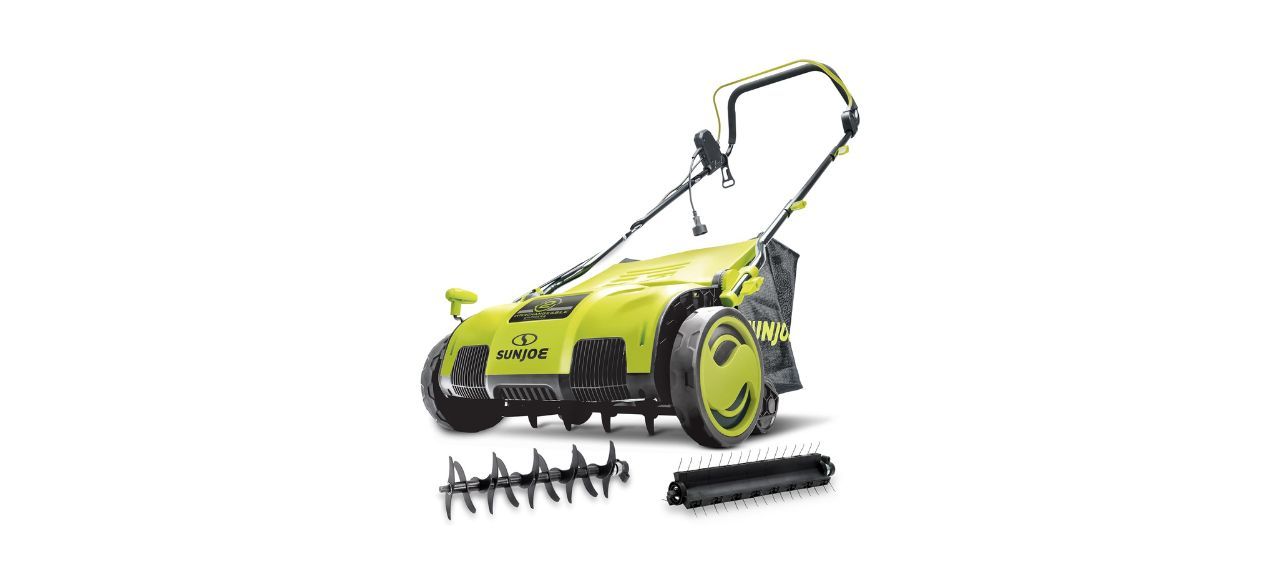 Sun Joe 15-Inch 13-Amp Electric Dethatcher and Scarifier