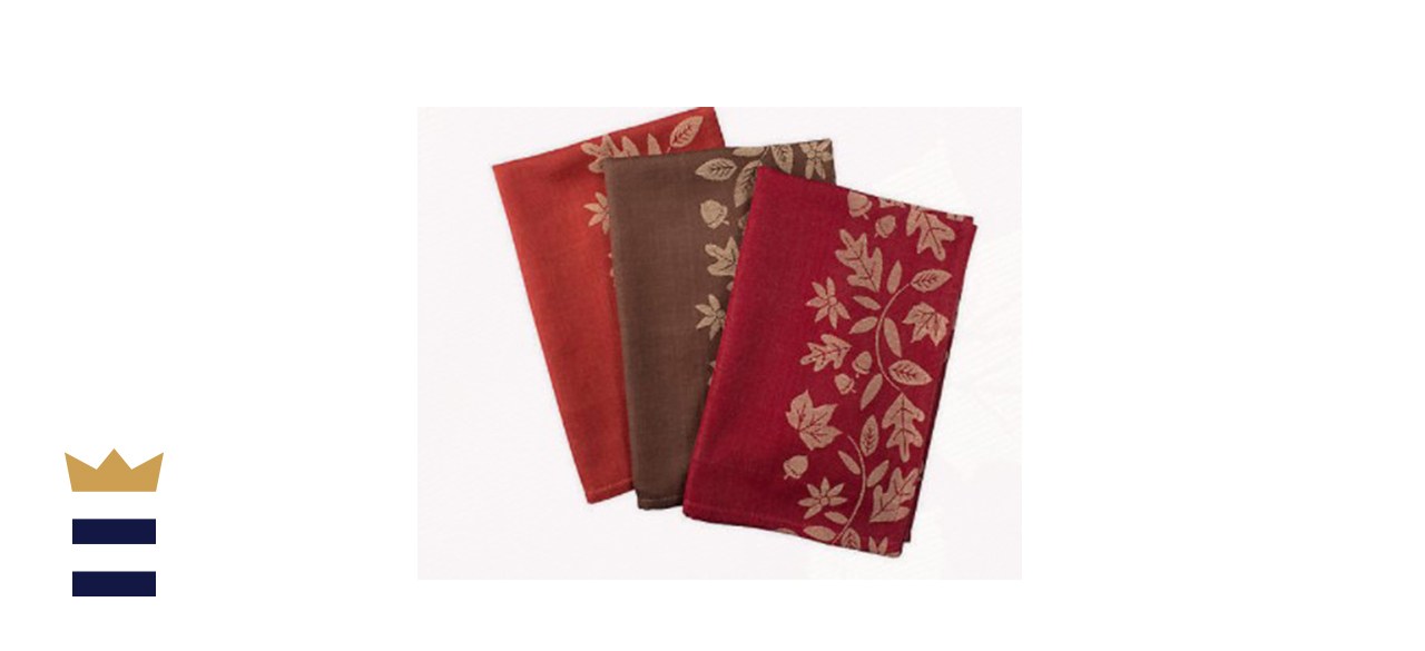 DII Design Imports Harvest Vine Jacquard Dish Towel Set