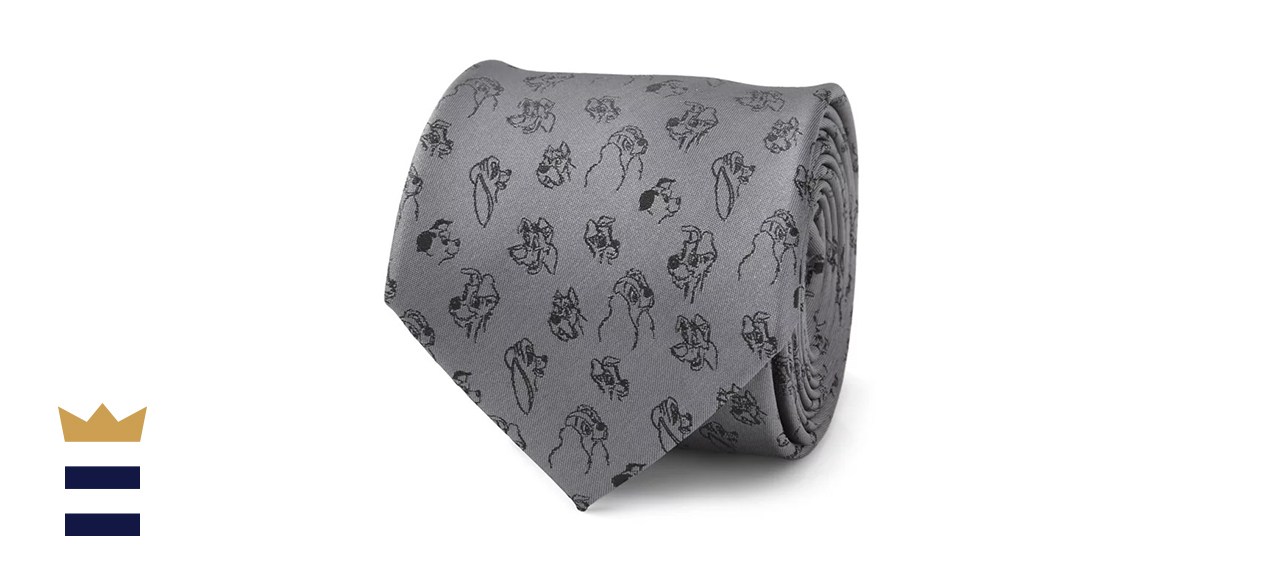 Disney Men’s Dog Print Tie