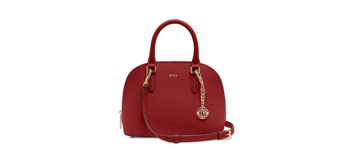 DKNY Bryant Leather Dome Satchel