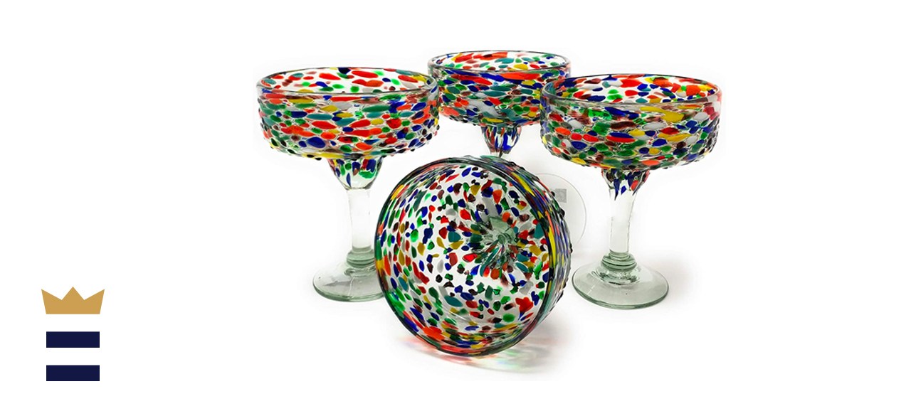 Dos Sueños Margarita Hand Blown Glass Set