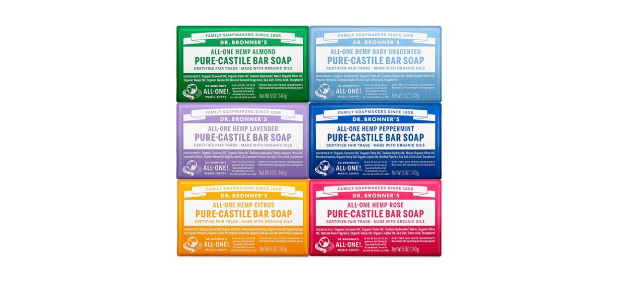 Dr. Bronner's Pure-Castile Bar Soap