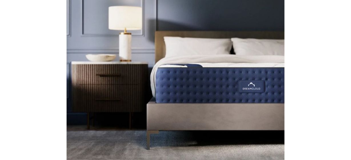 Dreamcloud Hybrid Mattress on white background Dreamcloud Hybrid Mattress on white background