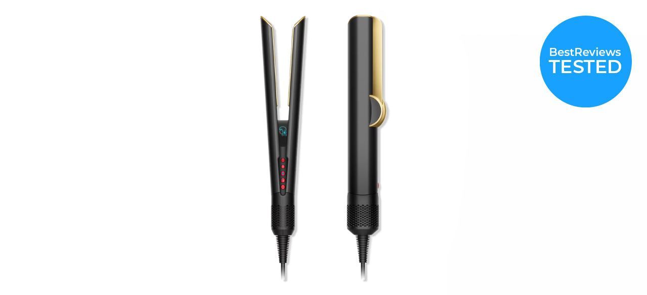 Dyson Airstrait Hair Straightener in Onyx Black and Gold