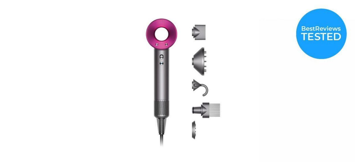 Dyson Hair Dryer on white background Dyson Hair Dryer on white background