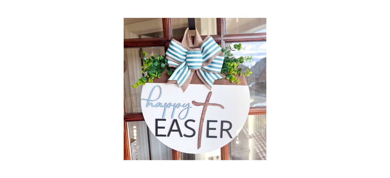 AlexanderLaserDesign Easter Door Hanger