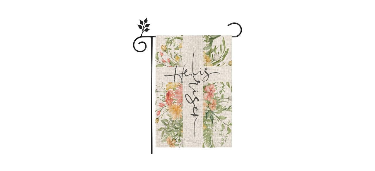 Crowned Beauty Spring Easter Garden Flag