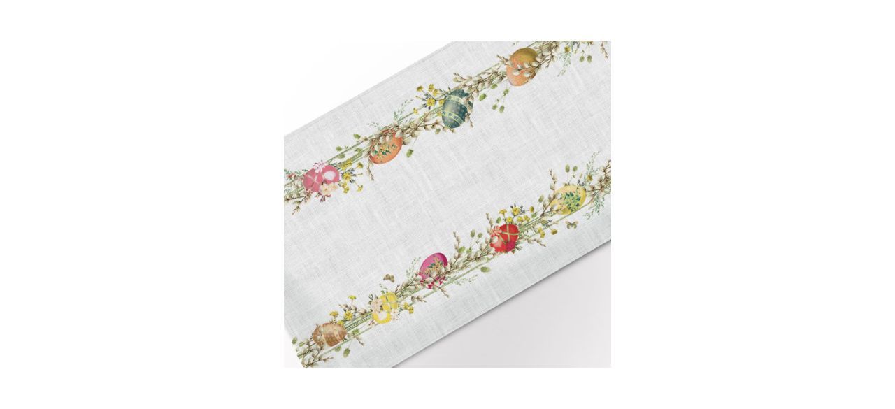 LinenIsLove Easter Table Runner