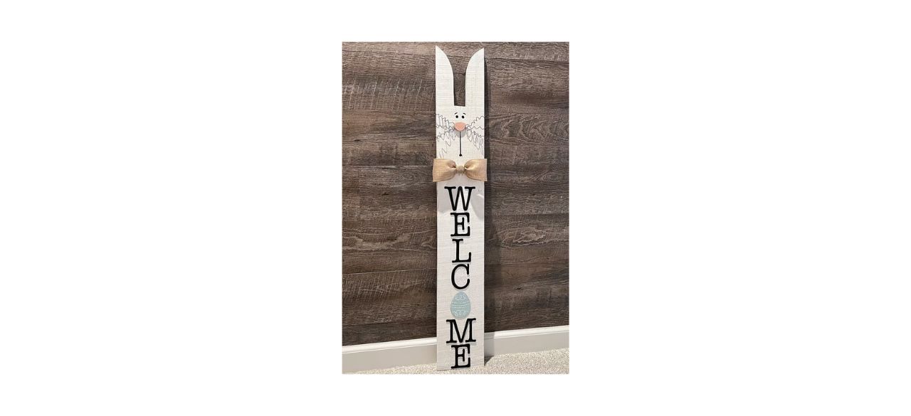 RockstarCreative Welcome Bunny Plank