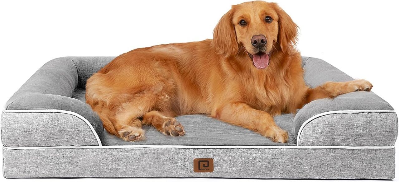 EHEYCIGA Orthopedic Dog Beds on white background