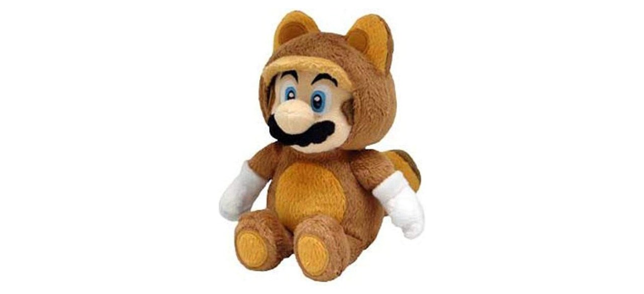 Best Little Buddy Official Super Mario Plush Raccoon Tanooki Mario