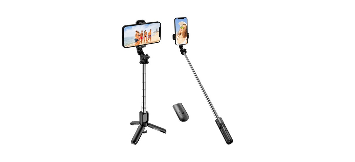 Electronics-Best SelfieShow Portable Selfie Stick Tripod with Wireless Remote