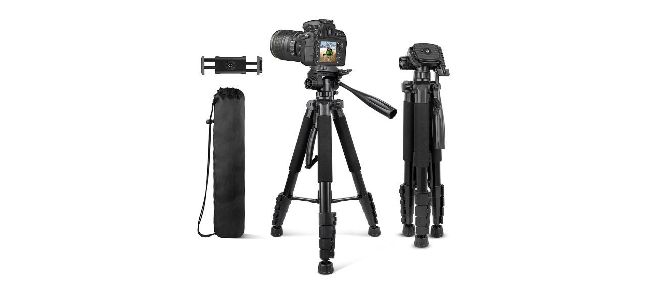 Aureday 74-inch Camera Tripod with Travel Bag 