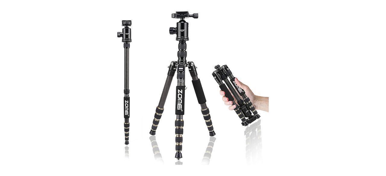 ZoMei Carbon Fiber Portable Tripod with Ball Head 