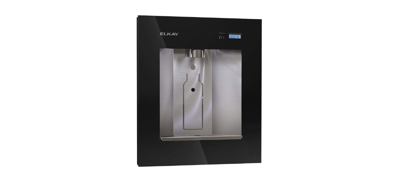Elkay LBWD06BKK ezH2O Liv Built-in Filtered Water Dispenser with accessories