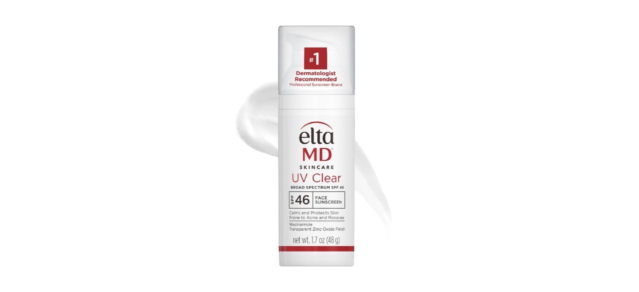 Elta MD UV Clear Face Sunscreen on white background