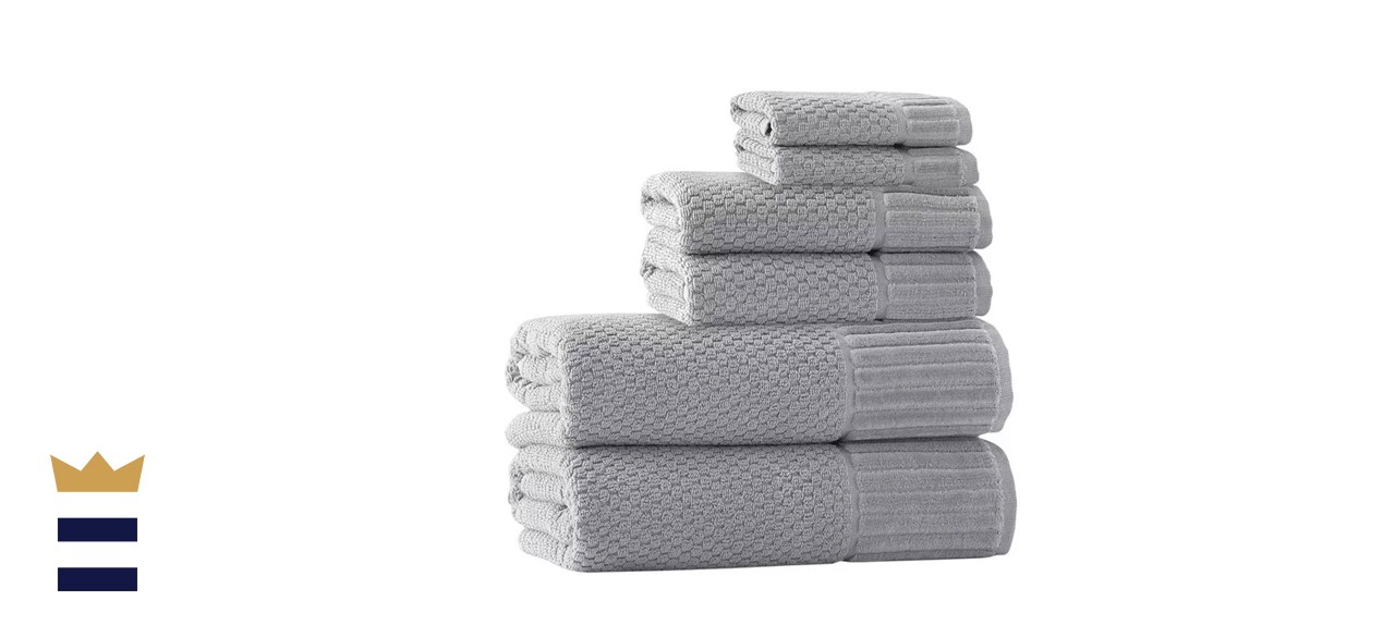 ARL HOME 8 Piece Bath Towel Set White 2 Oversized Large Bath Towels 2 Hand  Towels and 4 Washcloths Ultra Soft Fluffy Towel Set