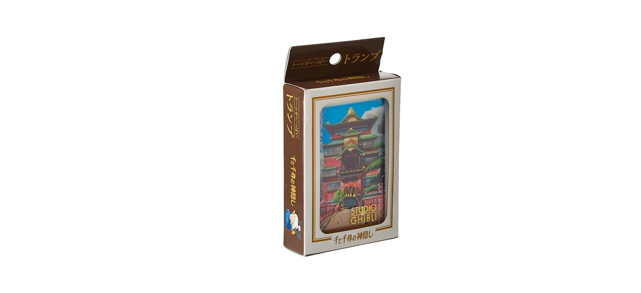 Ensky Spirited Away Movie Scene Playing Cards Official Studio Ghibli Merchandise on white background