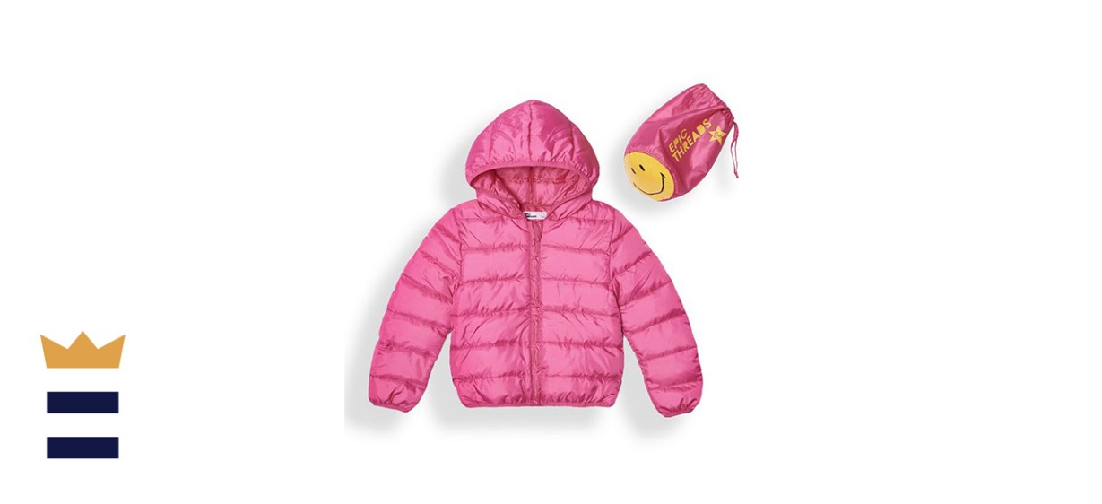 Epic Threads Little Girls Packable Pals Parka