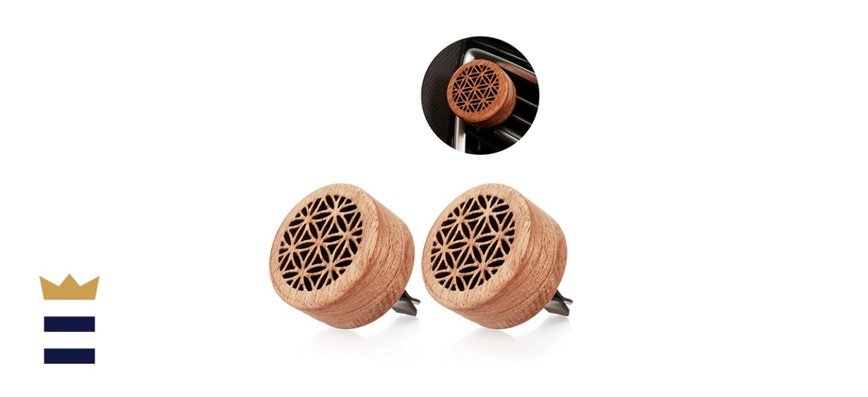 Essential Oil Aromatherapy Wood Diffuser With Vent Clip  