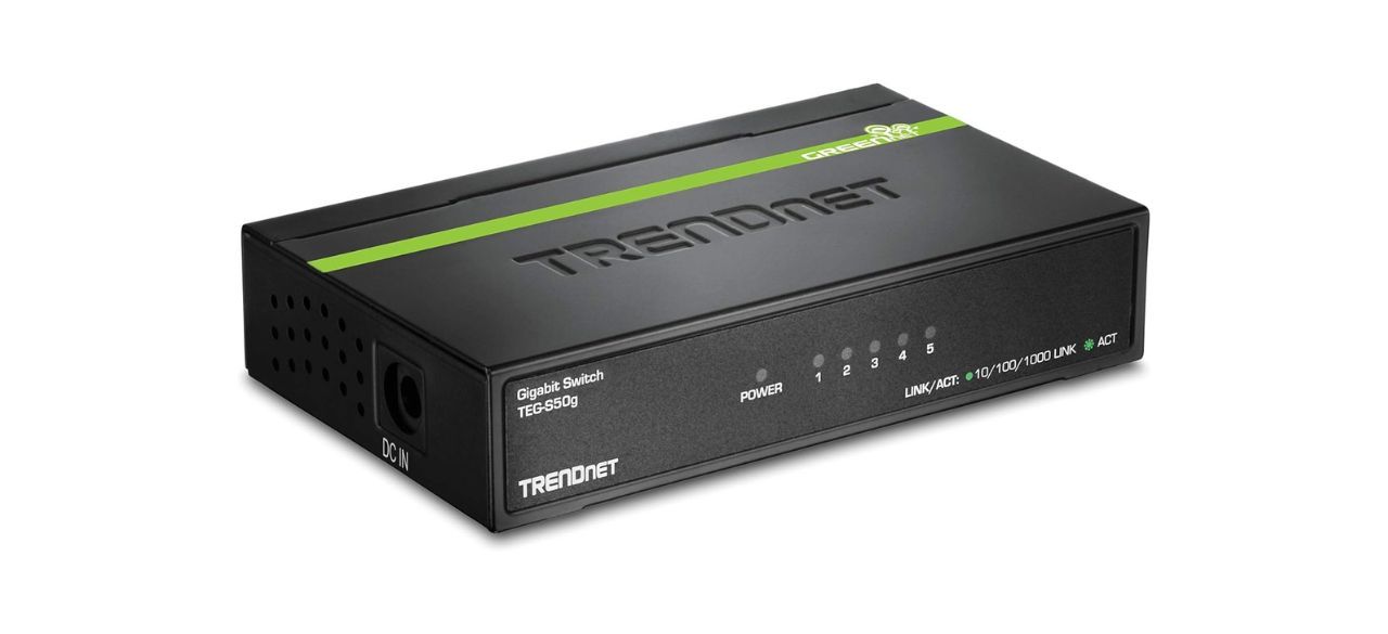 TRENDNet 5-Port Gigabit GREENnet Switch