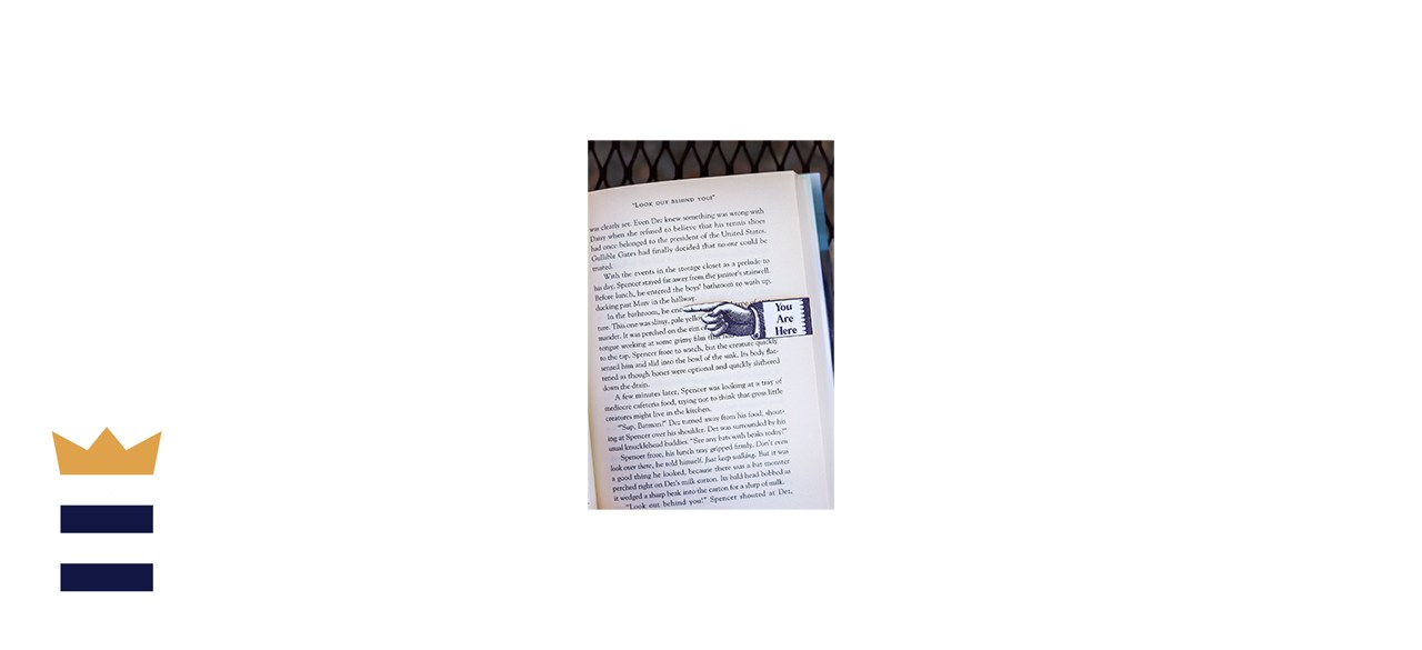 EvandRoz You Are Here Magnetic Bookmark