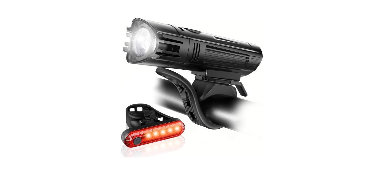 Ascher Ultra Bright USB Rechargeable Bike Light Set