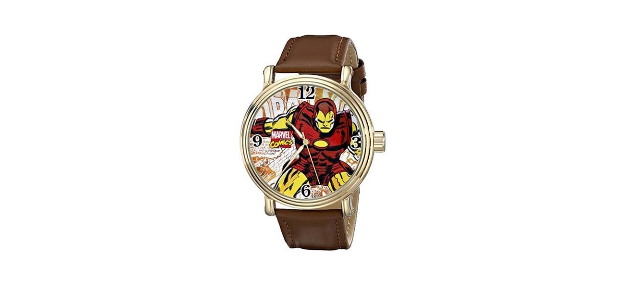 Marvel Men’s The Avengers Iron Man Analog Quartz Watch