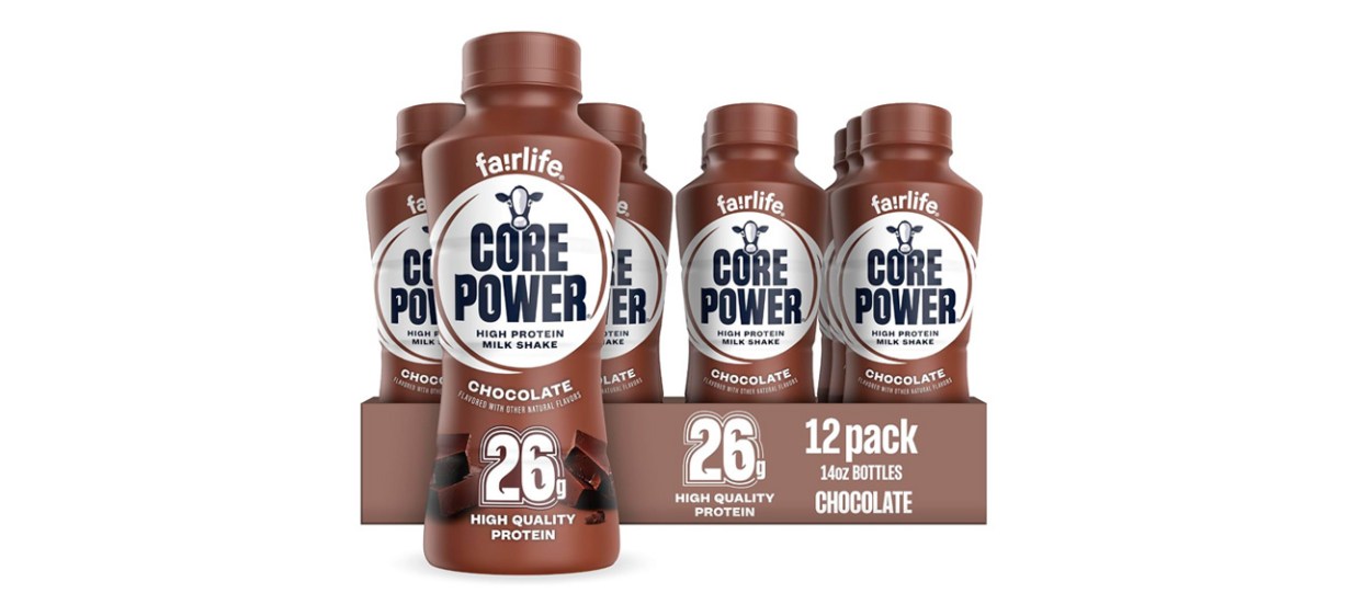 Core Power Fairlife 26g Protein Milk Shakes chocolate