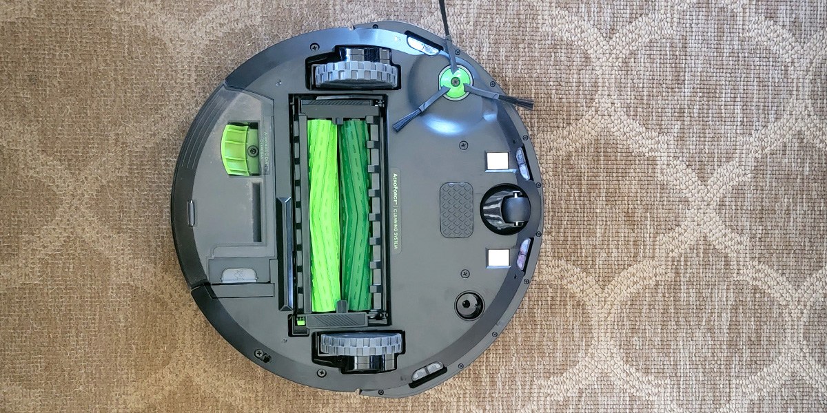 Underside of Roomba