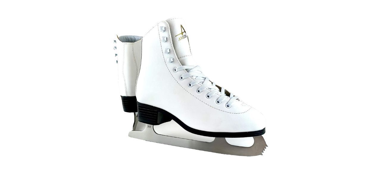 American Athletic Shoe Women's Tricot Lined Ice Skates