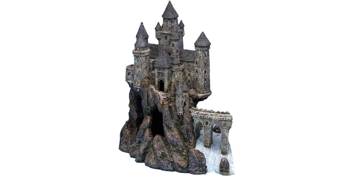 Penn-Plax Age-of-Magic Wizard's Castle Aquarium Decoration