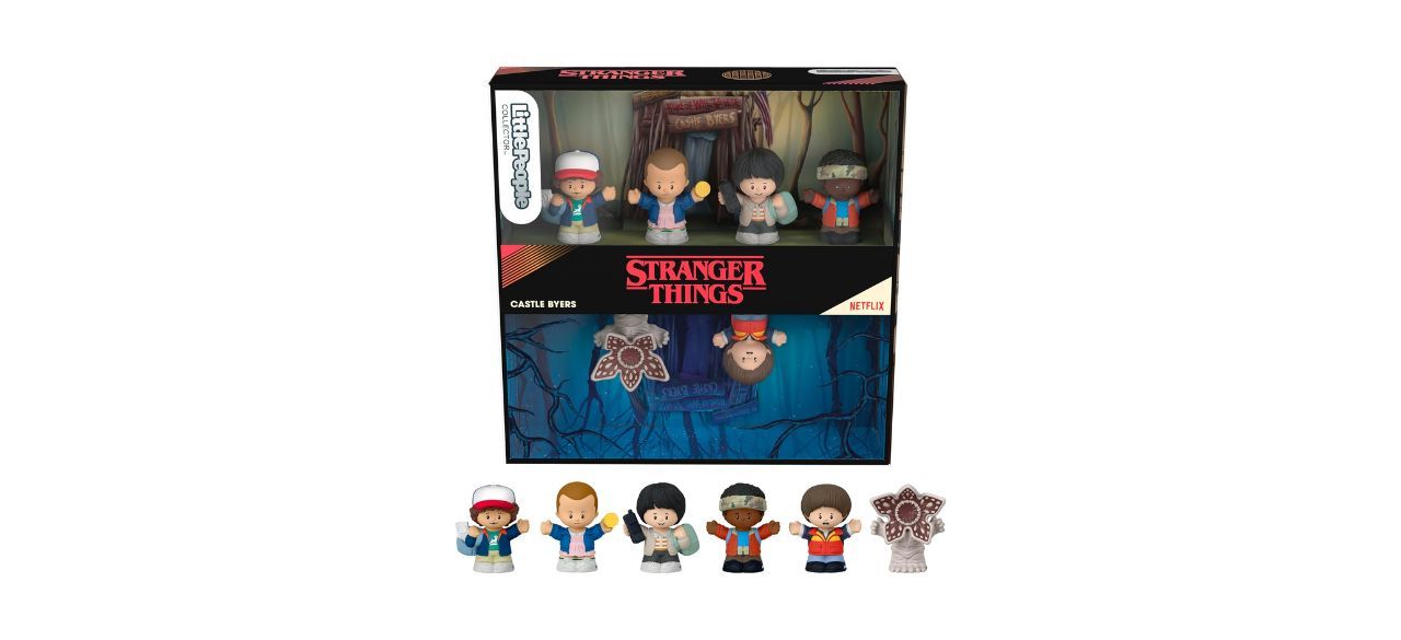 Little People Collector Stranger Things Castle Byers Special Edition Set on white background