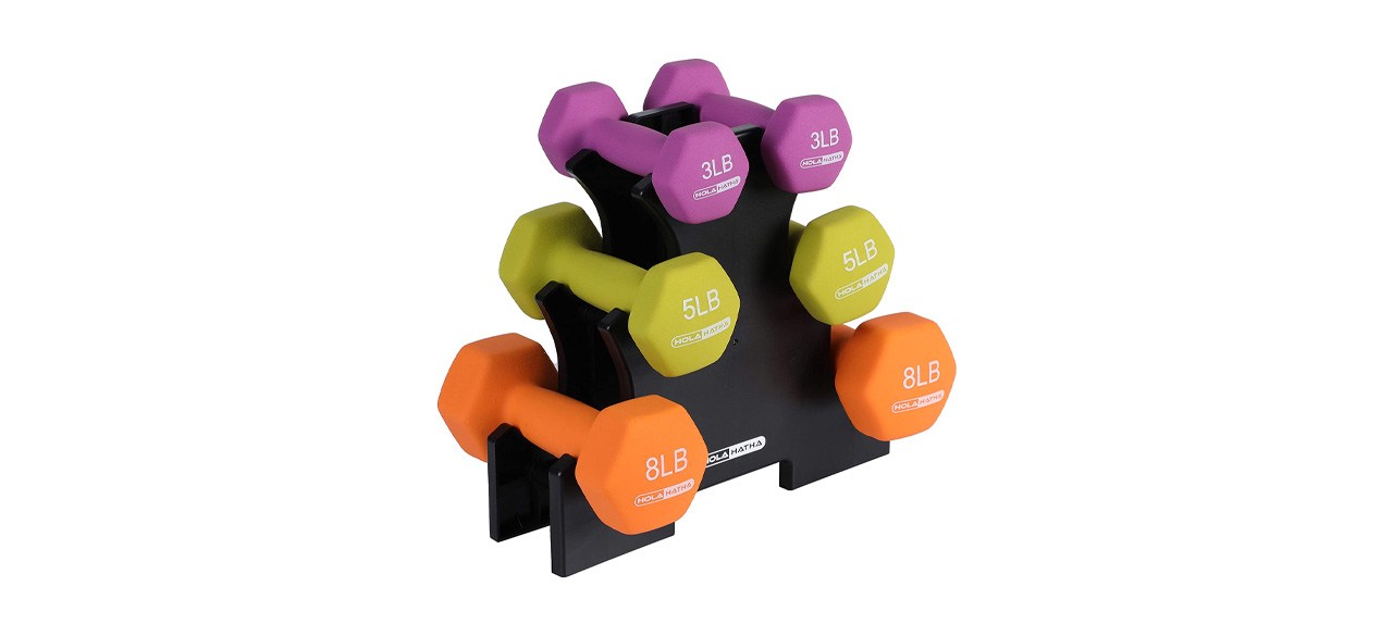 Fitness-Best HolaHatha Neoprene Dumbbell Set