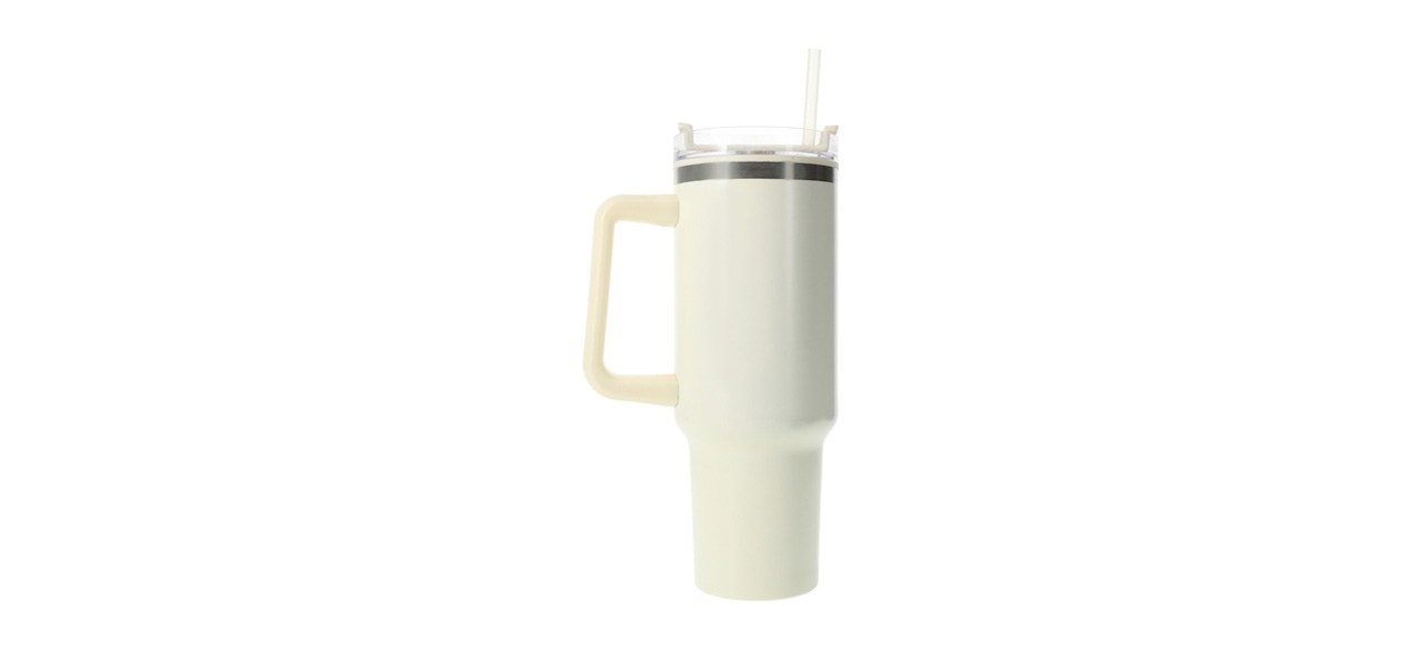 Expedition™ 40oz Stanley Style Vacuum Tumbler W/ Handle & Straw