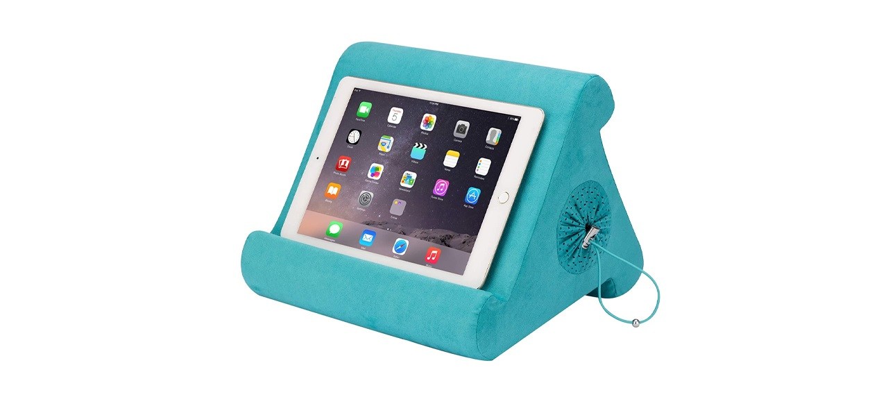 Flippy with New Storage Cubby Multi-Angle Soft Pillow Lap Stand for iPads