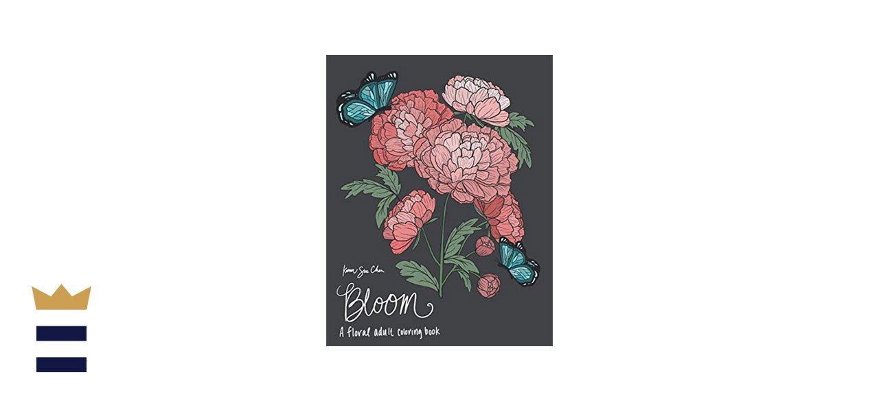 Floral Adult Coloring Book