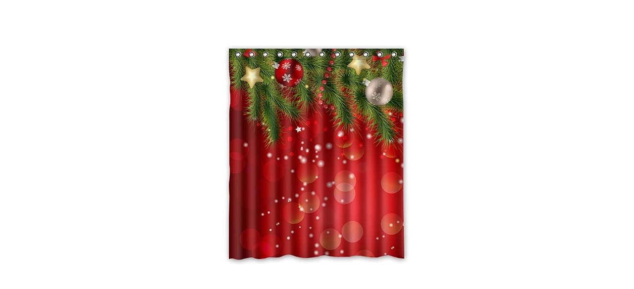 FMSHPON Merry Christmas Shower Curtain