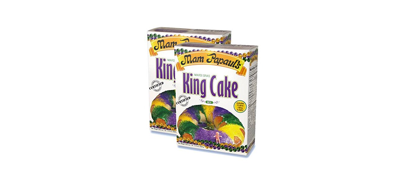 Best Mam Papaul's Mardi Gras King Cake Mix Kit (2-Pack)