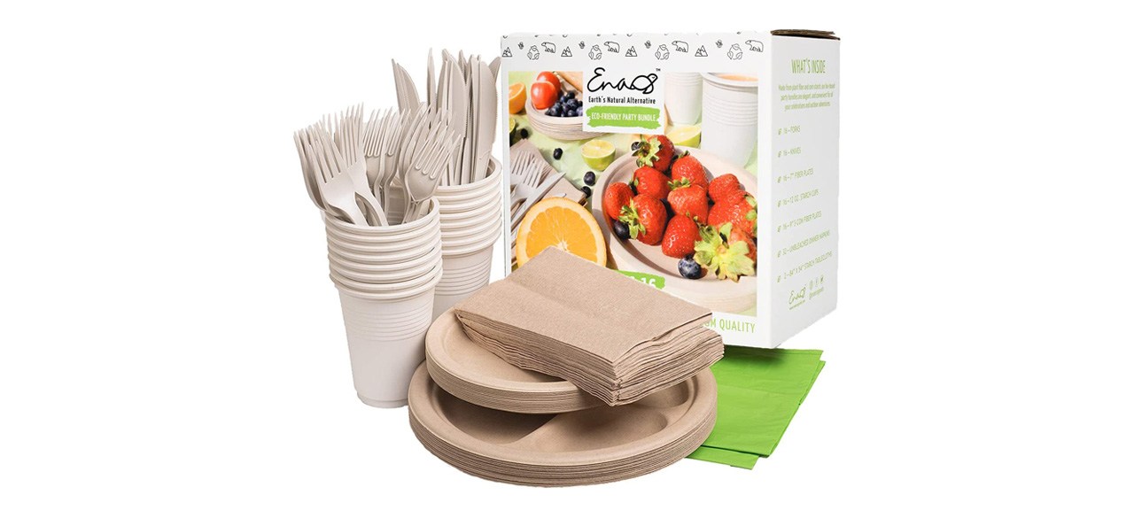 Best Earth's Natural Alternative Eco-Friendly Tableware Set