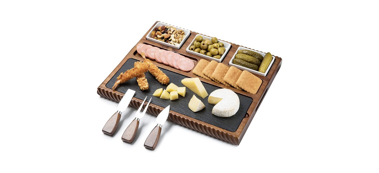 Best Shanik Acacia Wood Charcuterie Board