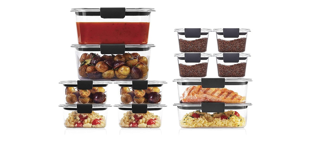 Rubbermaid Brilliance 24-Piece Food Storage Container Set