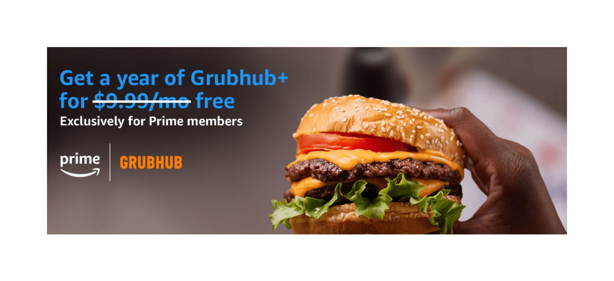 Free Grubhub+ membership