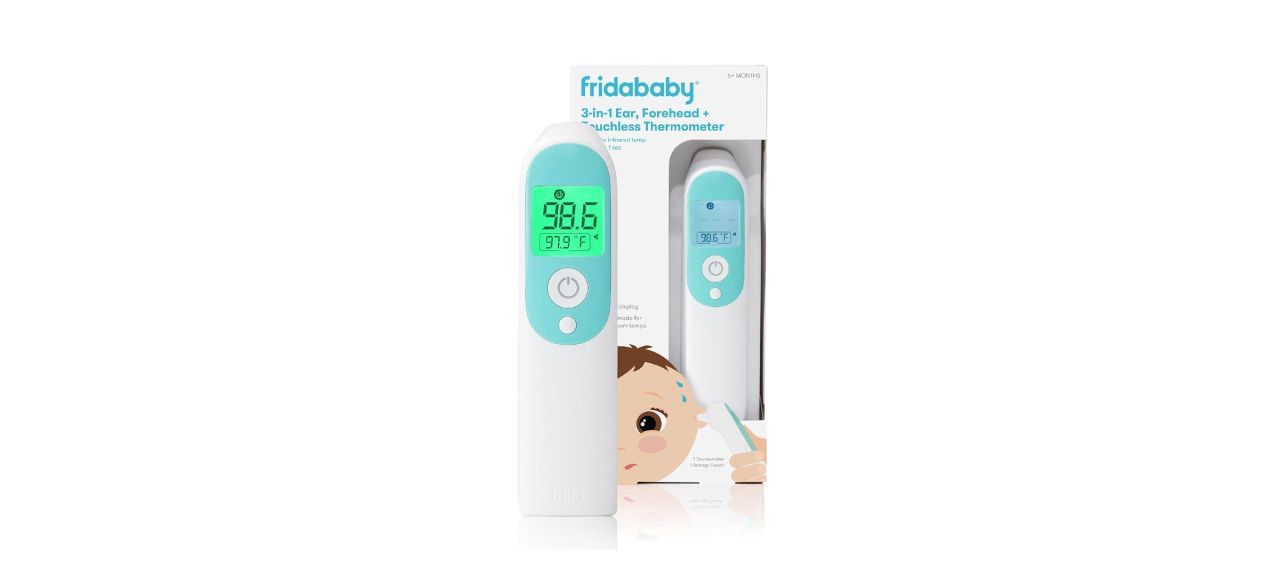 Frida Baby 3-in-1 Infrared Thermometer on white background