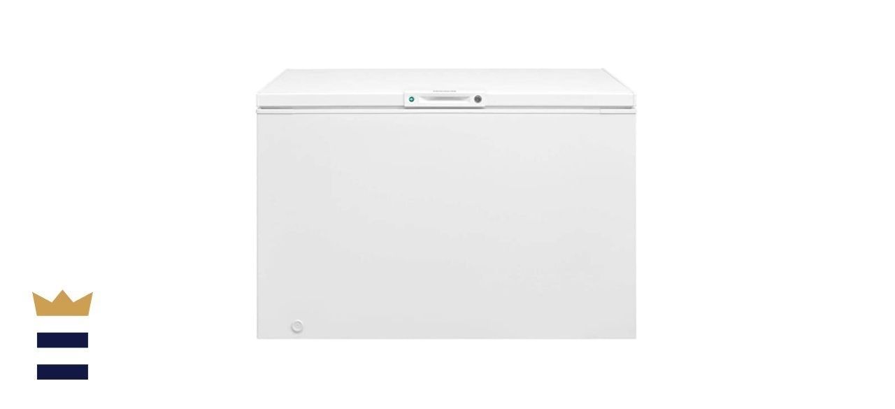 Frigidaire freezer with 12.8 cu ft. capacity