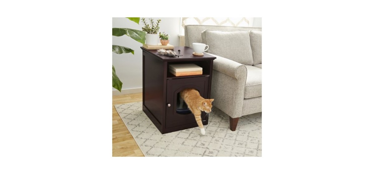 Frisco Decorative Side Table Cat Litter Box Cover