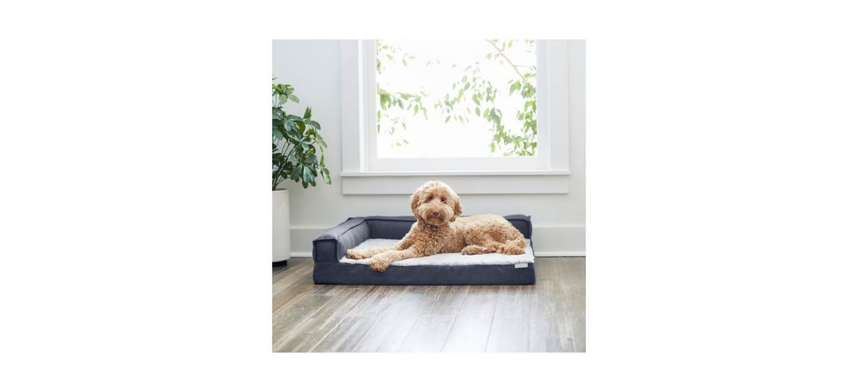 Frisco Faux Orthopedic Corner Dog Bed 