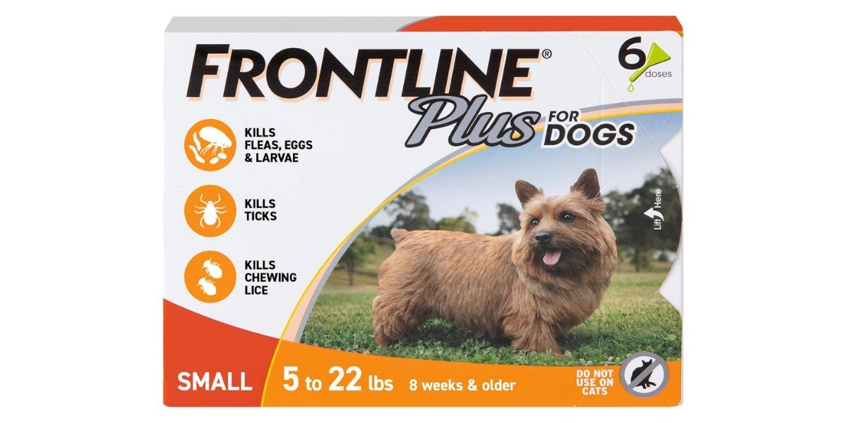 FRONTLINE Plus Flea and Tick Treatment for Small Dogs